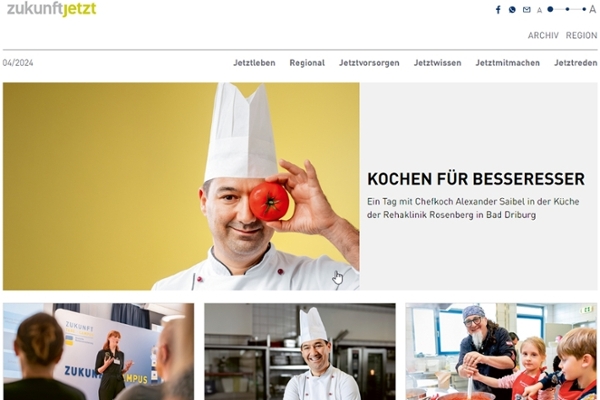 Schmuckbild zum Artikel über den Klinik-Koch der Klinik Rosenberg Schmuckbild zum Artikel über den Klinik-Koch der Klinik Rosenberg