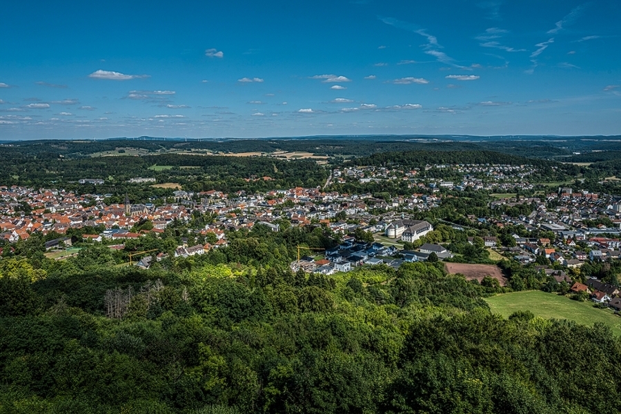 Vom Kaiser-Karls-Turm hat man einen tollen Blick auf Bad Driburg